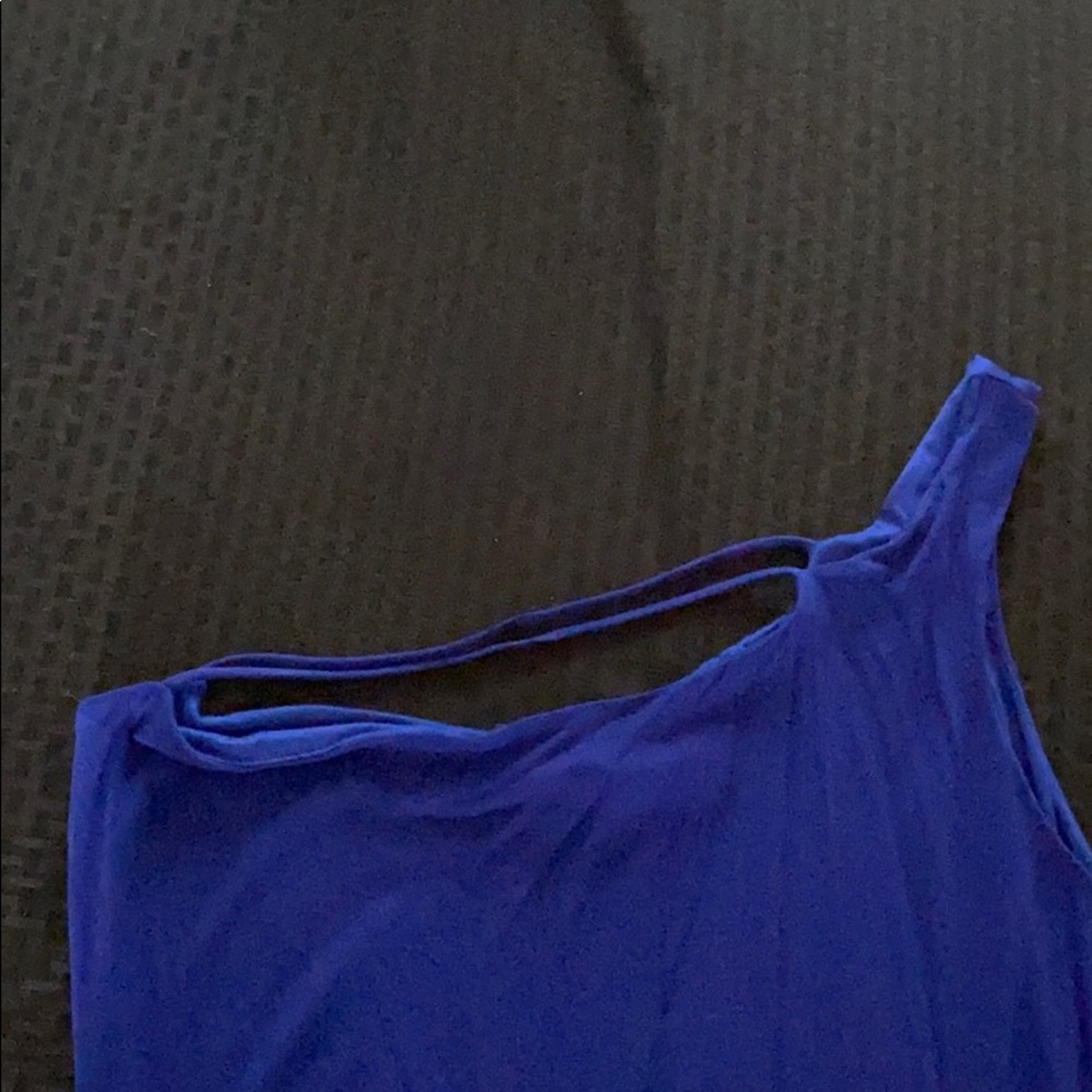 One shoulder mini dress